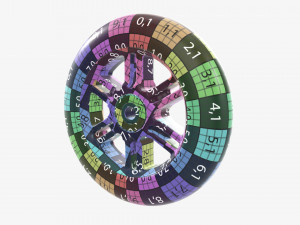 Roller skates wheel 01 Model 3D