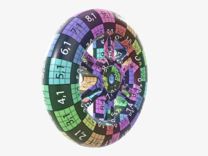 Roller skates wheel 01 3D Model