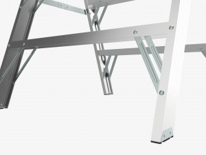 Sawhorse foldable ladder Modelo 3D