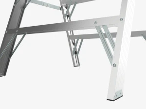 Sawhorse foldable ladder 3D Model