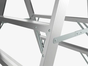 Sawhorse foldable ladder 3D Model