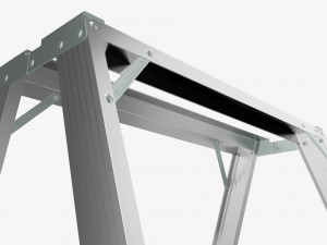 Sawhorse foldable ladder Modelo 3D
