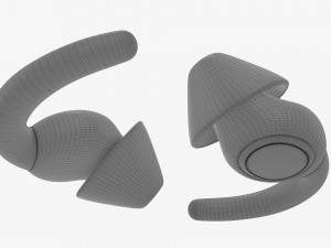 Sleeping noise reduction earplugs Modelo 3D