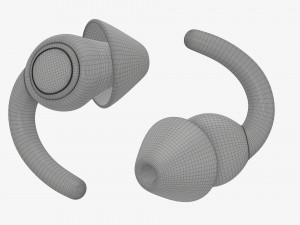 Sleeping noise reduction earplugs Modelo 3D