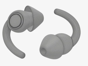 Sleeping noise reduction earplugs 3D Model