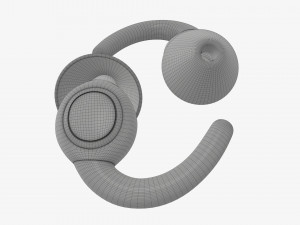Sleeping noise reduction earplugs Modelo 3D