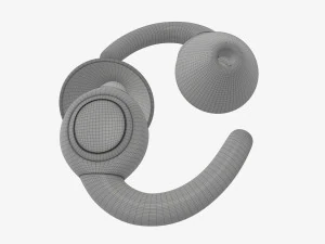 Sleeping noise reduction earplugs 3D Model