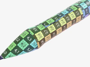 Pi&oacute;ro baterii tabletu Model 3D