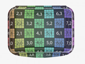 Take-out lunch polystyrene box 03 closed Modelo 3D