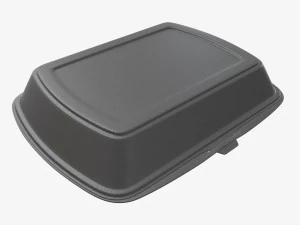 Take-out lunch polystyrene box 04 closed 3D Model