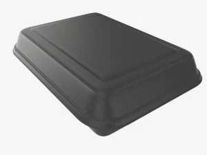 Take-out lunch polystyrene box 05 closed 3D Model