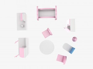 Toy furniture stylized Modelo 3D