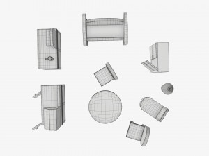 Toy furniture stylized Modelo 3D