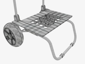 ユーティリティ折りたたみカート 3Dモデル