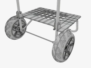 ユーティリティ折りたたみカート 3Dモデル
