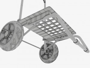Utility foldable cart Modelo 3D