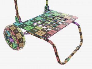 Utility foldable cart Modelo 3D