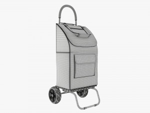 Utility foldable cart with bag Modèle 3D
