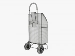 Utility foldable cart with bag 3D Model
