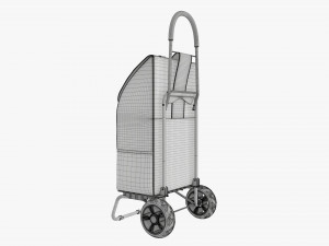 Utility foldable cart with bag Modèle 3D