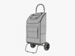 Utility foldable cart with bag Modèle 3D