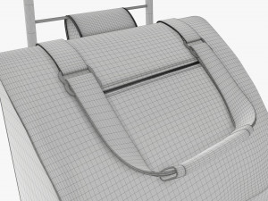 Utility foldable cart with bag Modèle 3D