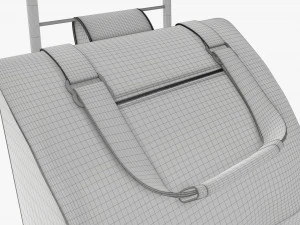 Utility foldable cart with bag 3D Model