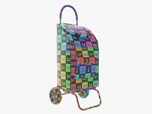 Utility foldable cart with bag Modèle 3D
