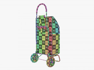 Utility foldable cart with bag Modèle 3D