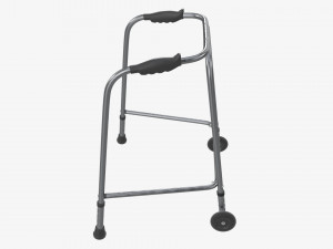 Walking frame with wheels 3Dモデル