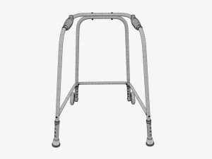 Walking frame with wheels 3D Model