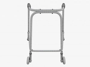 Walking frame with wheels 3Dモデル
