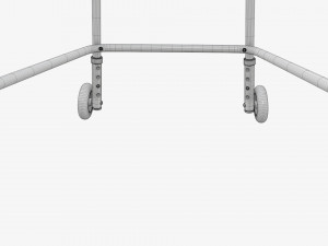 Walking frame with wheels 3Dモデル