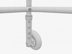 Walking frame with wheels 3Dモデル