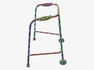 Walking frame with wheels 3D Model
