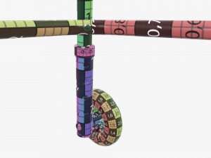 Walking frame with wheels 3Dモデル