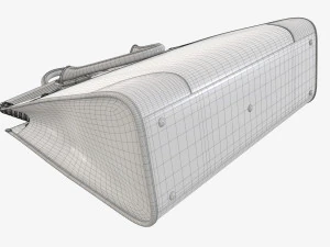 Borsa da viaggio valigetta da donna a terra Modello 3D