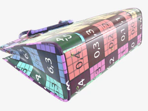 Borsa da viaggio valigetta da donna a terra Modello 3D
