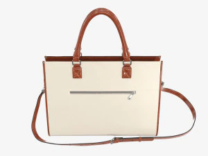 Woman briefcase travel shoulder bag handbag 3D Model