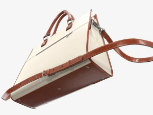 Woman briefcase travel shoulder bag handbag 3D Model