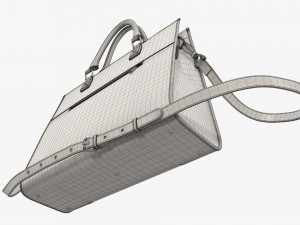 Woman briefcase travel shoulder bag handbag Modelo 3D