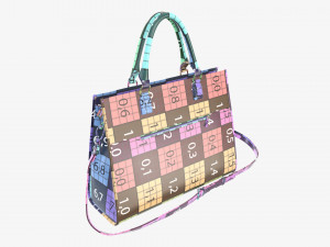 Woman briefcase travel shoulder bag handbag Modelo 3D