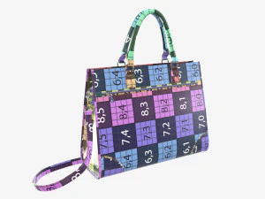 Woman briefcase travel shoulder bag handbag 3D Model