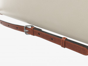 Woman briefcase travel shoulder bag handbag open 3D 模型