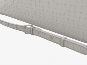 Woman briefcase travel shoulder bag handbag open 3D 模型