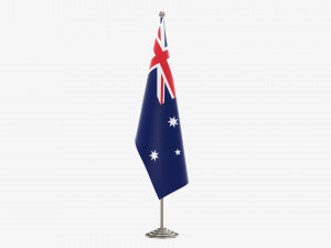 Decorative desk flag tall Modèle 3D