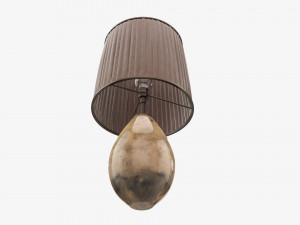 Desk lamp with shade 3D Model