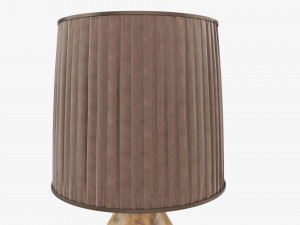 Desk lamp with shade 3D Model