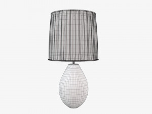 Desk lamp with shade 3D Model