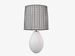 Desk lamp with shade 3D Model